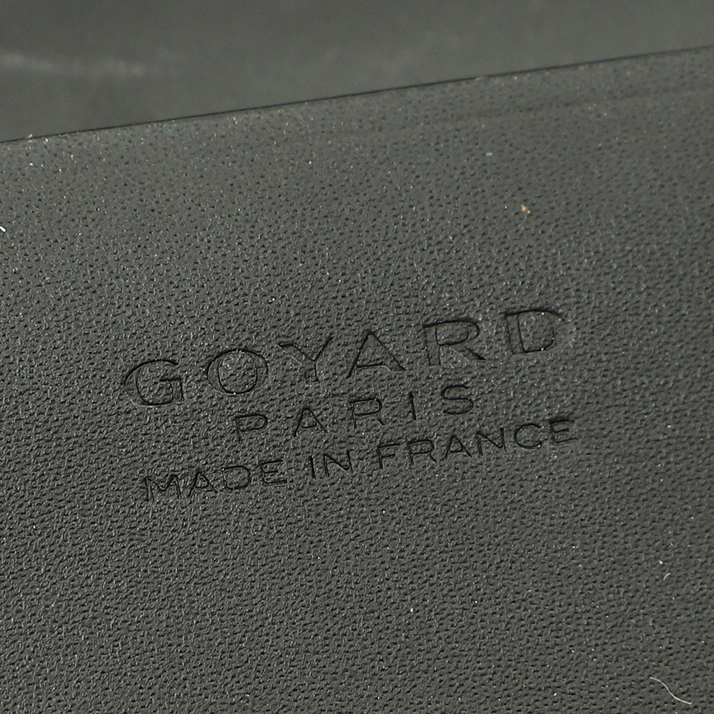 Goyard Black Goyardine Richelieu Continental Wallet