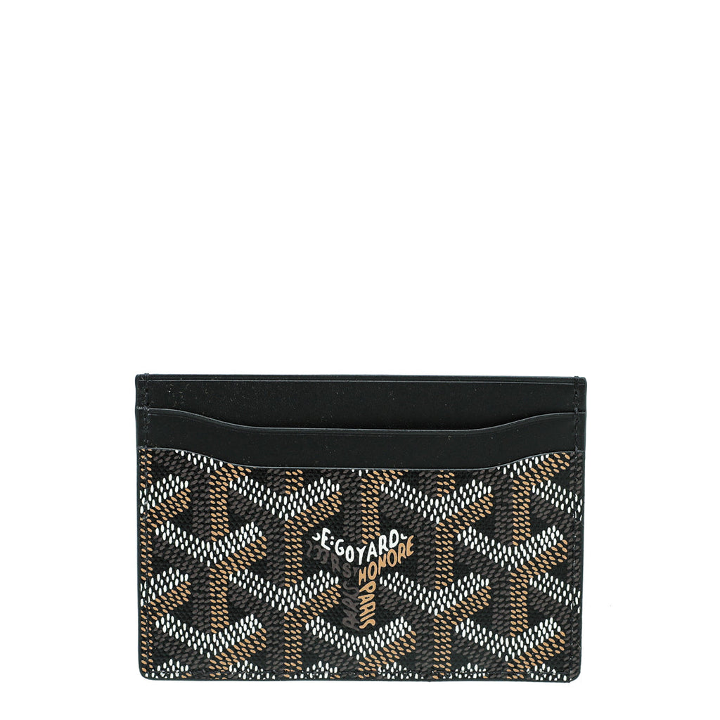 Goyard Black Saint Sulpice Card Holder