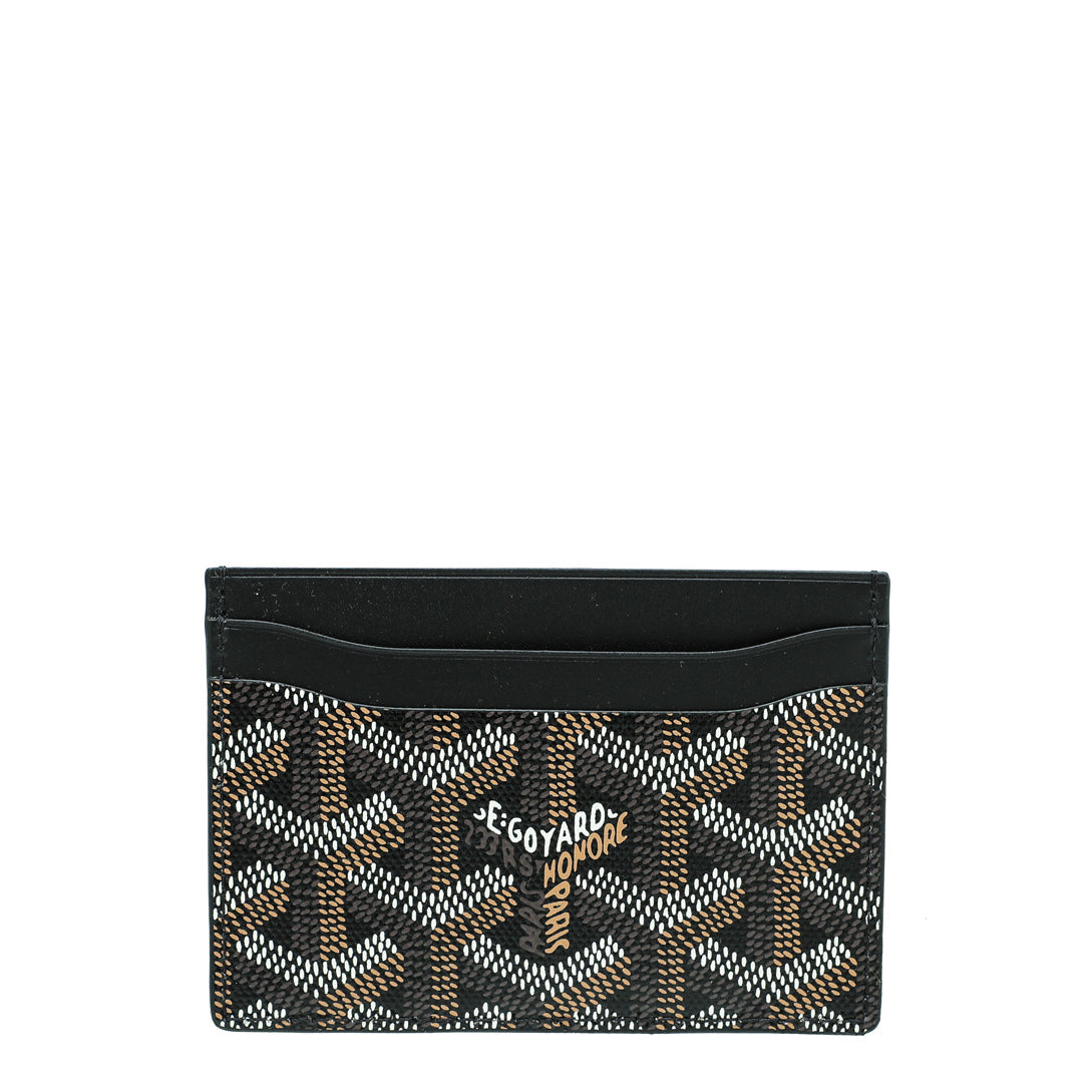 Goyard Black Saint Sulpice Card Holder