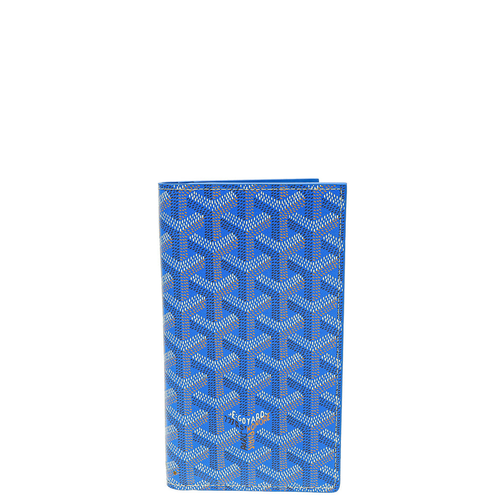 Goyard Blue Goyardine Saint-Roch Wallet