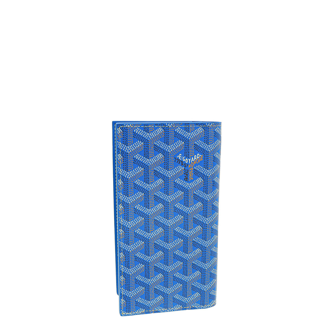 Goyard Blue Goyardine Saint-Roch Wallet