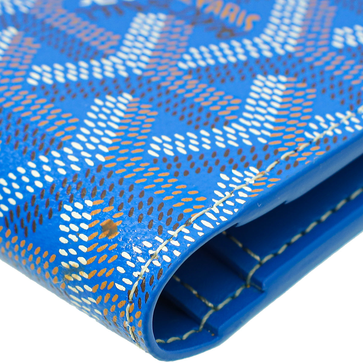 Goyard Blue Goyardine Saint-Roch Wallet