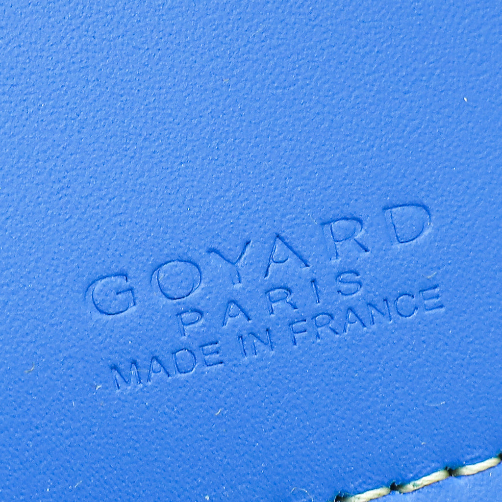 Goyard Blue Goyardine Saint-Roch Wallet