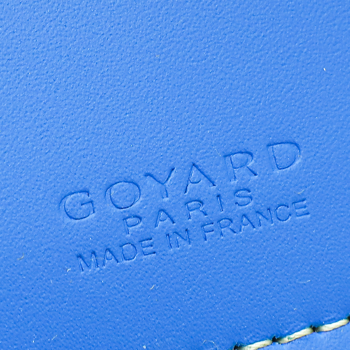 Goyard Blue Goyardine Saint-Roch Wallet
