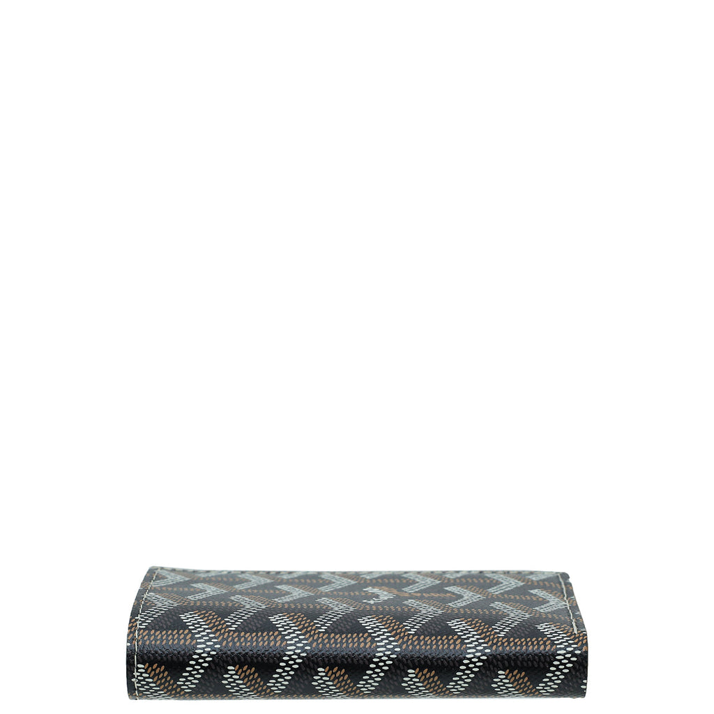 Goyard Brown Goyardine Saint Pierre Card Wallet