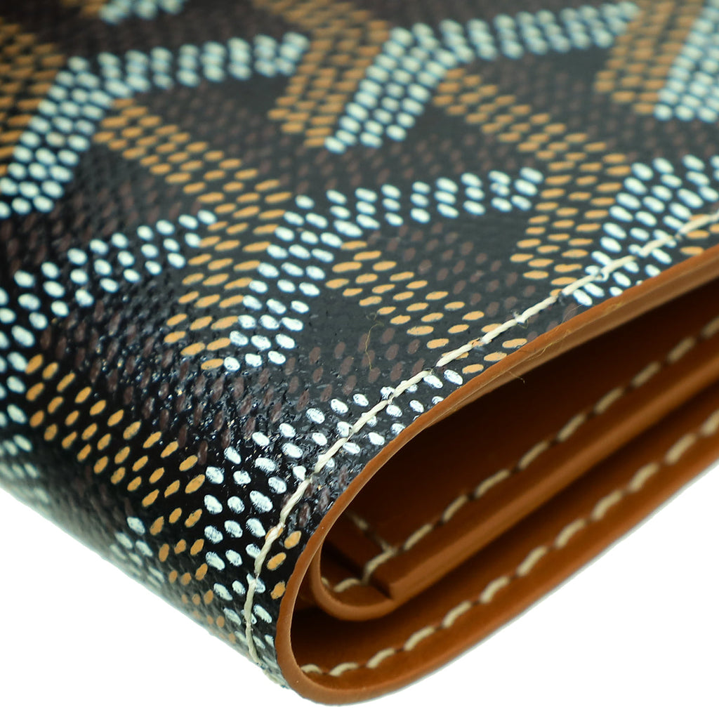 Goyard Bicolor Goyardine Victoire Wallet