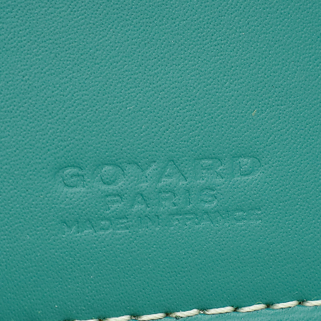 Goyard Green Goyardine Saint Thomas Bill Fold Wallet