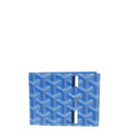 Goyard Blue Goyardine Saint Thomas Bill Fold Wallet