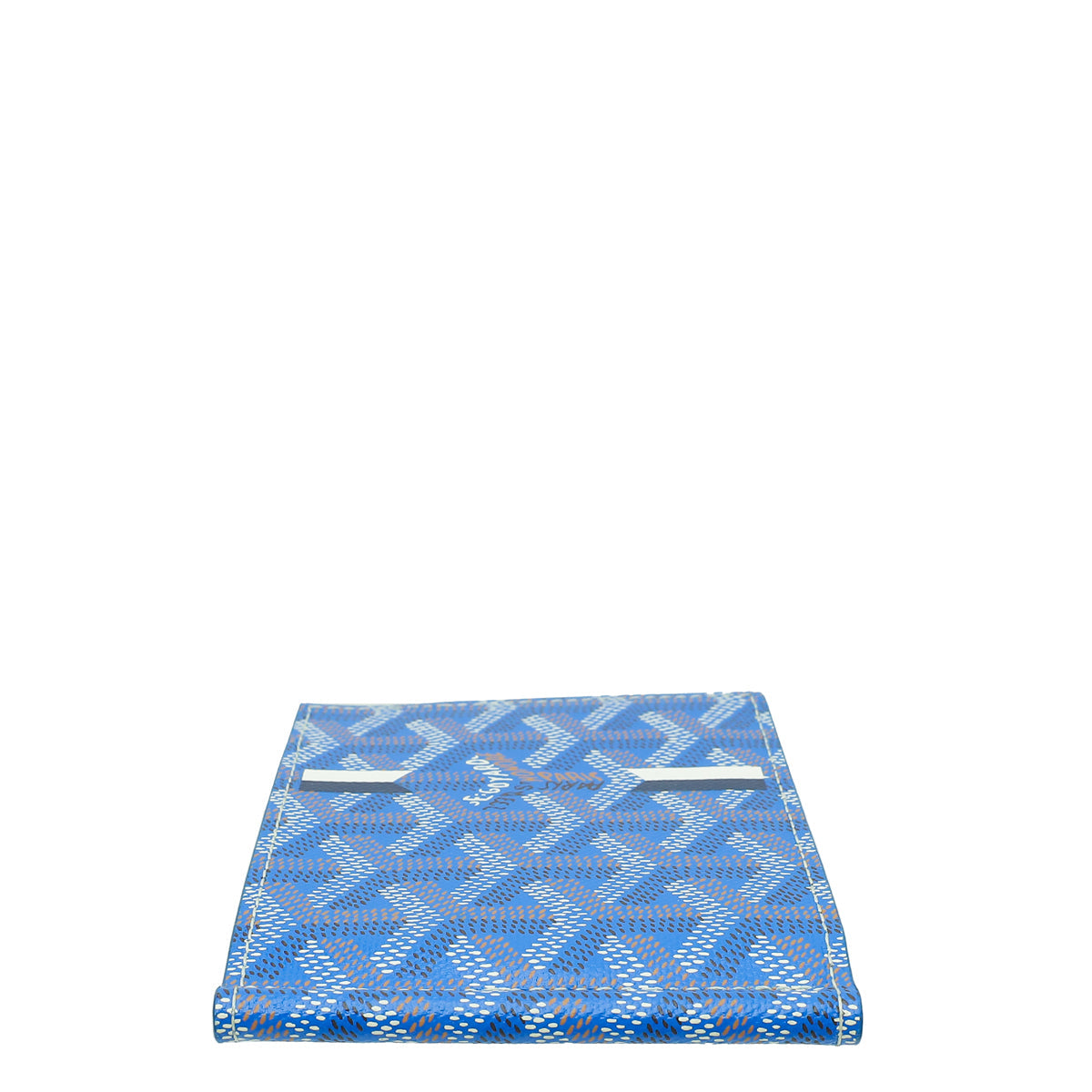 Goyard Blue Goyardine Saint Thomas Bill Fold Wallet