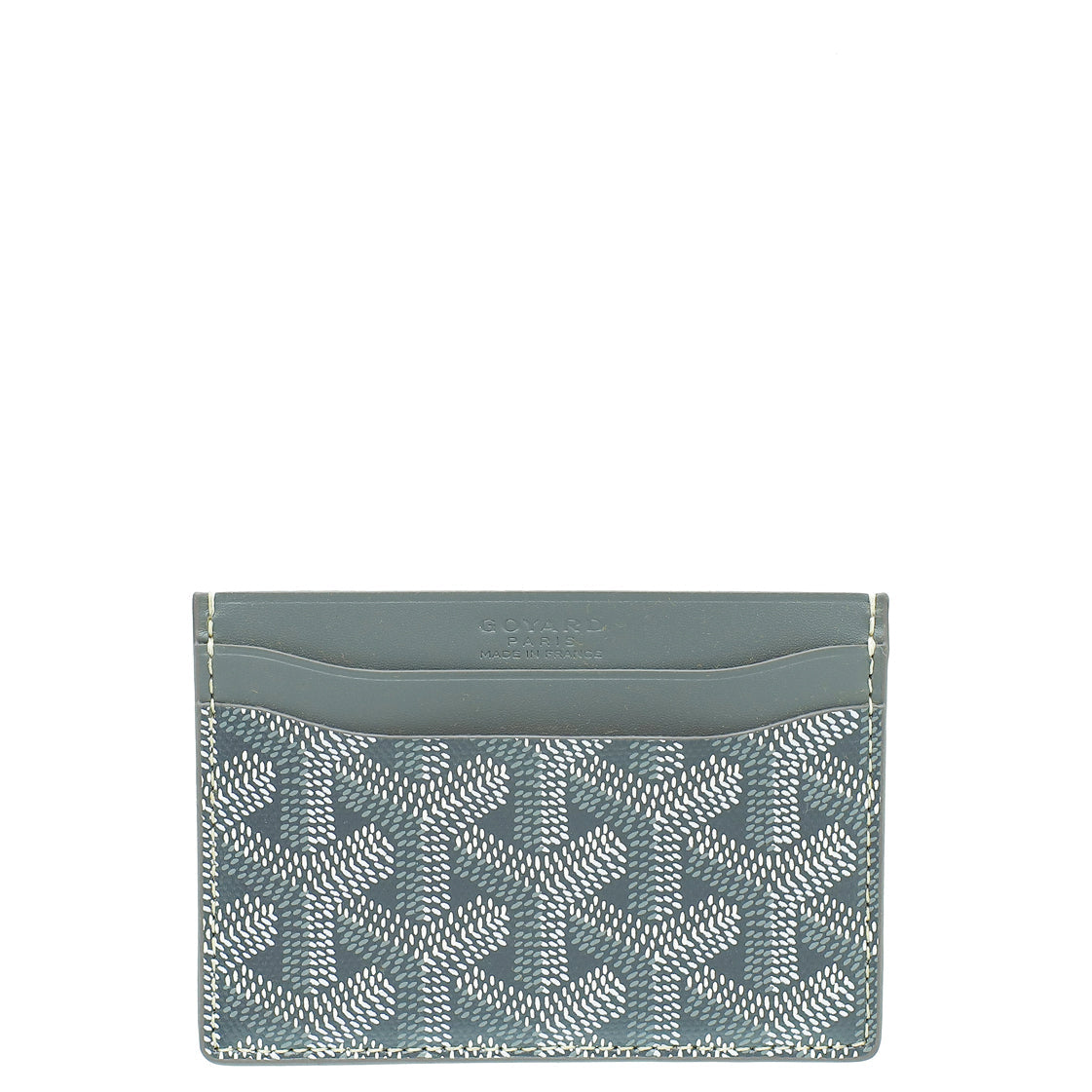 Goyard Gray Goyardine Saint Sulpice Card Holder