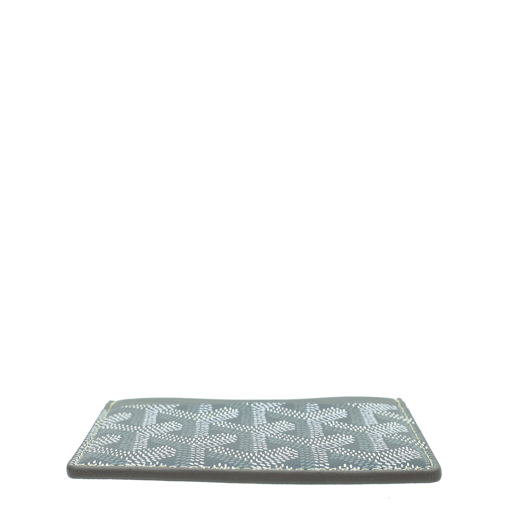 Goyard Gray Goyardine Saint Sulpice Card Holder