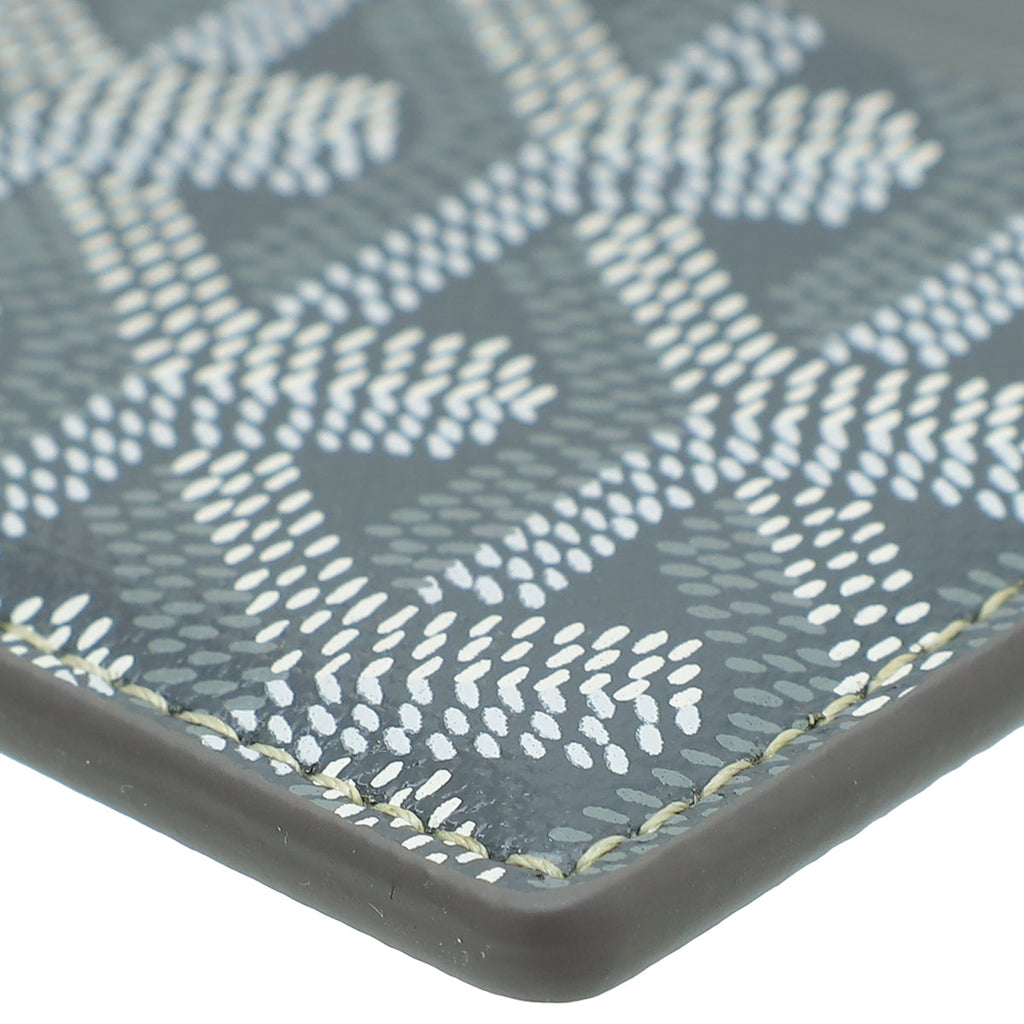 Goyard Gray Goyardine Saint Sulpice Card Holder