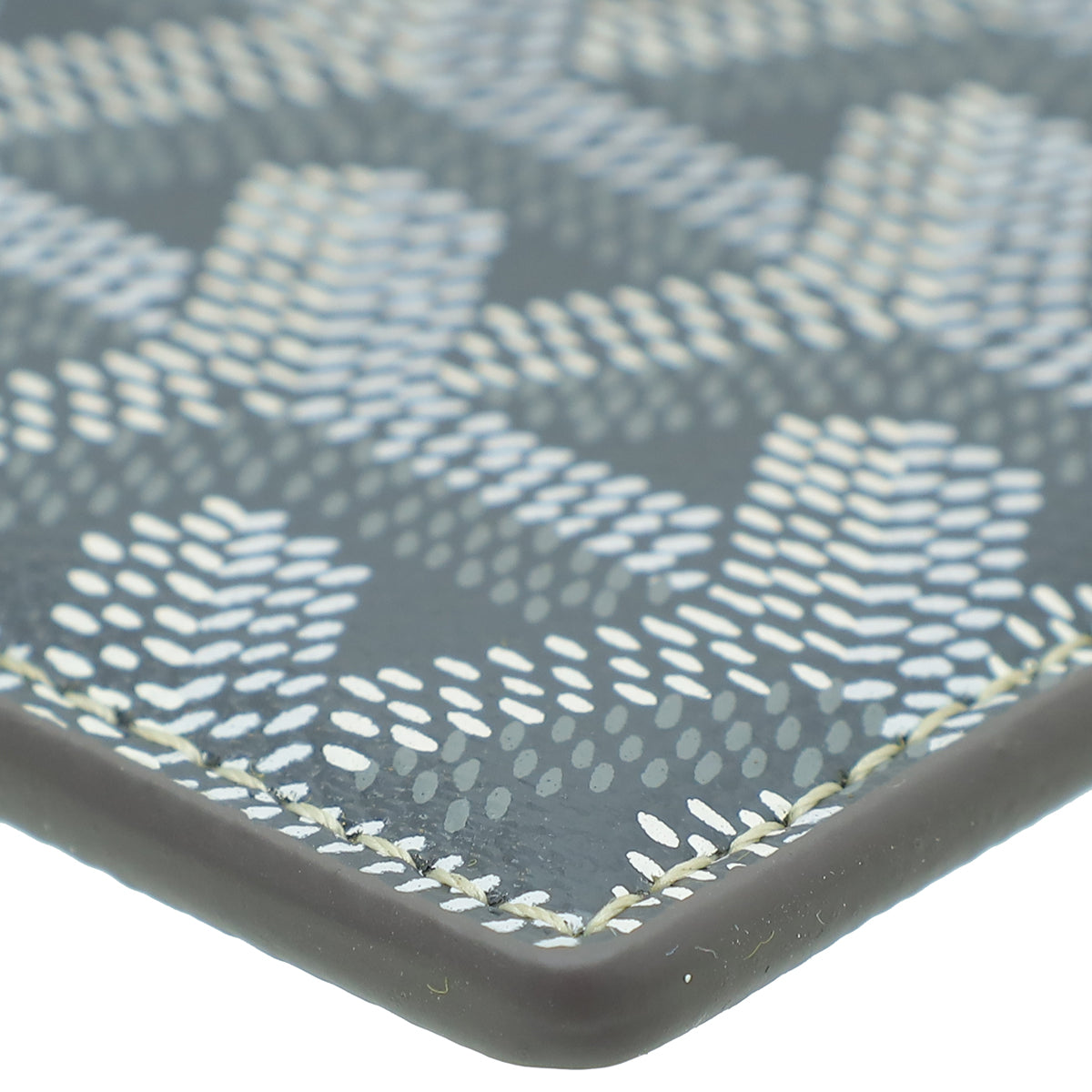 Goyard Gray Goyardine Saint Sulpice Card Holder