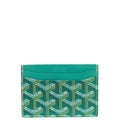 Goyard Green Goyardine Saint Sulpice Card Holder