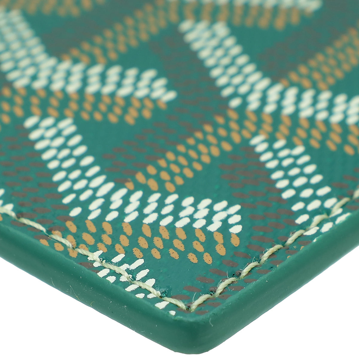Goyard Green Goyardine Saint Sulpice Card Holder