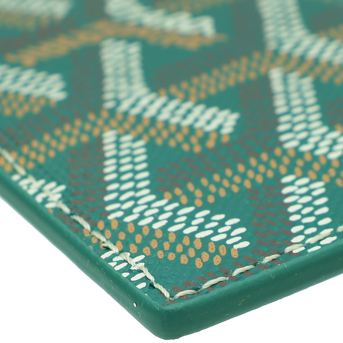 Goyard Green Goyardine Saint Sulpice Card Holder