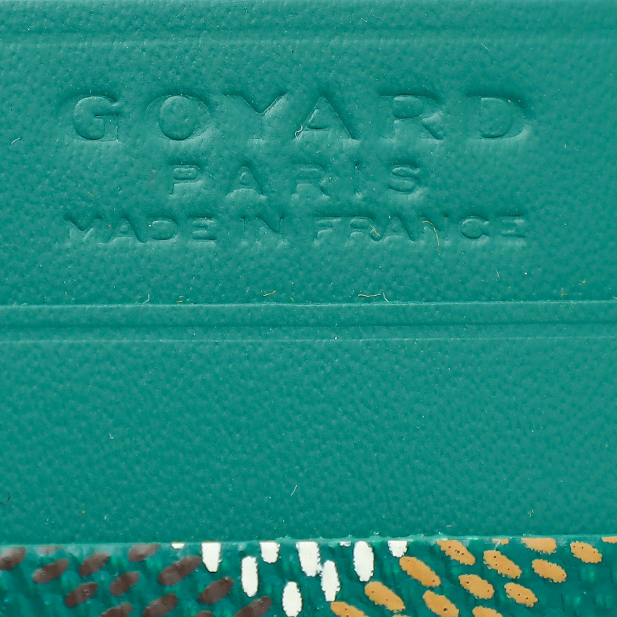 Goyard Green Goyardine Saint Sulpice Card Holder
