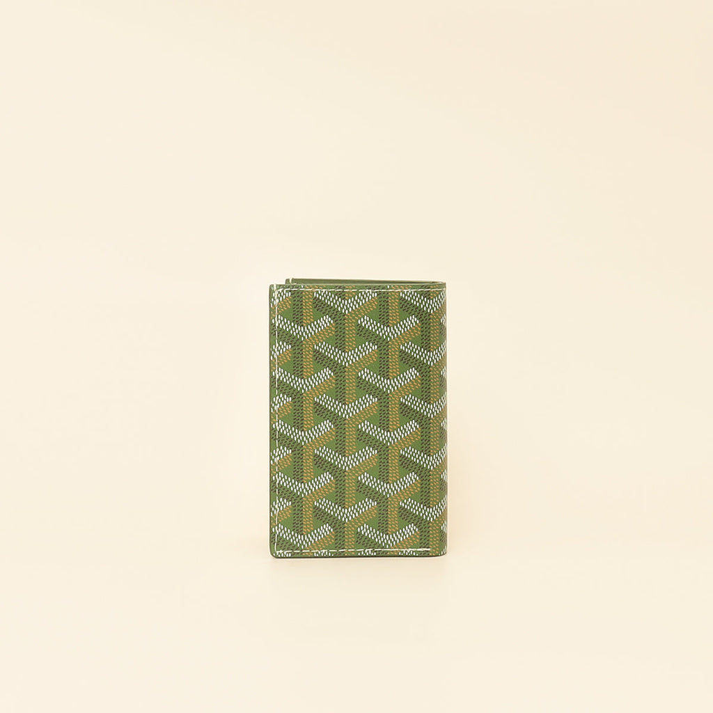Goyard Kaki L.E 2025 Goyardine Saint-Pierre Card Wallet