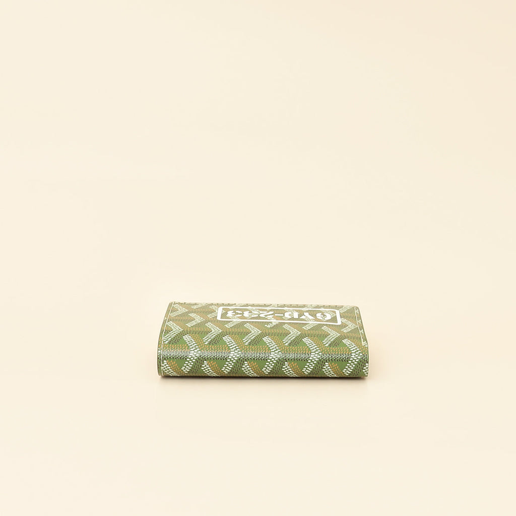 Goyard Kaki L.E 2025 Goyardine Saint-Pierre Card Wallet