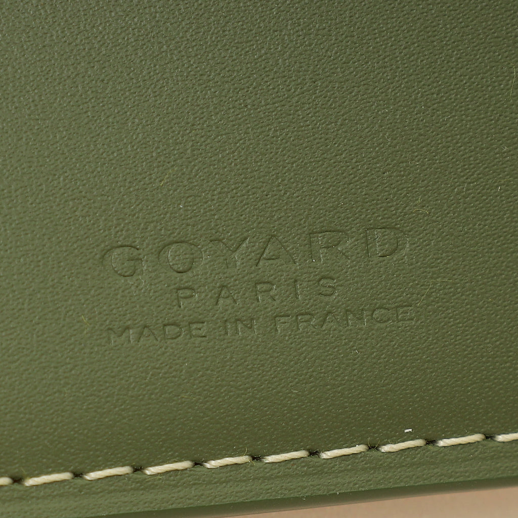 Goyard Kaki L.E 2025 Goyardine Saint-Pierre Card Wallet