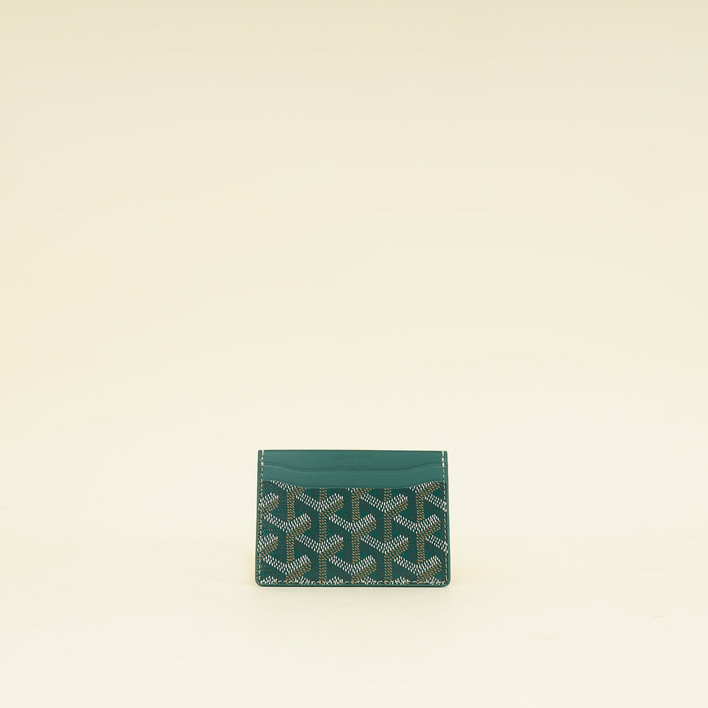Goyard Green Saint-Sulpice Card Wallet