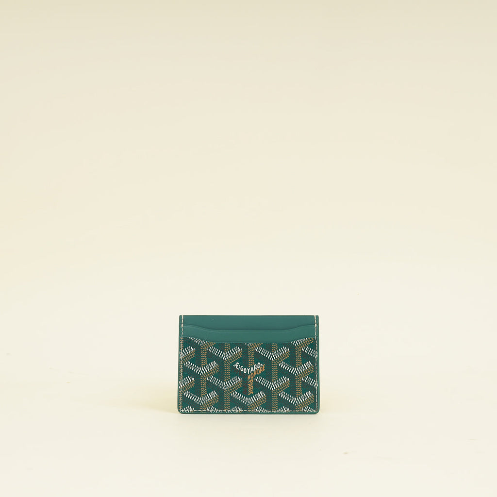 Goyard Green Saint-Sulpice Card Wallet