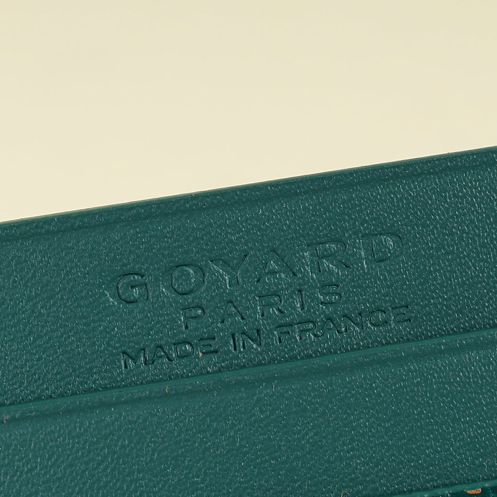 Goyard Green Saint-Sulpice Card Wallet