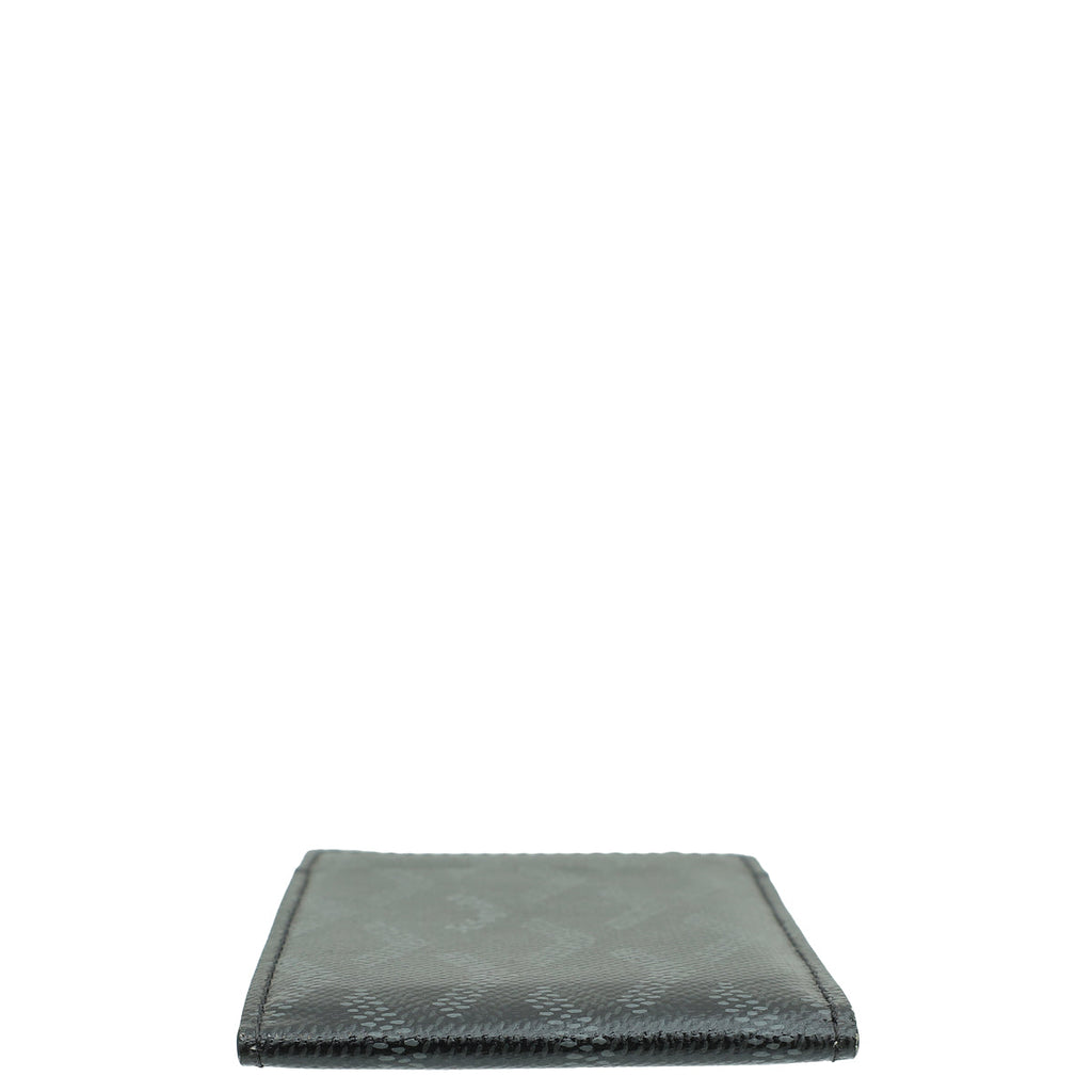 Goyard Black Goyardine Insert Victoire Card Wallet