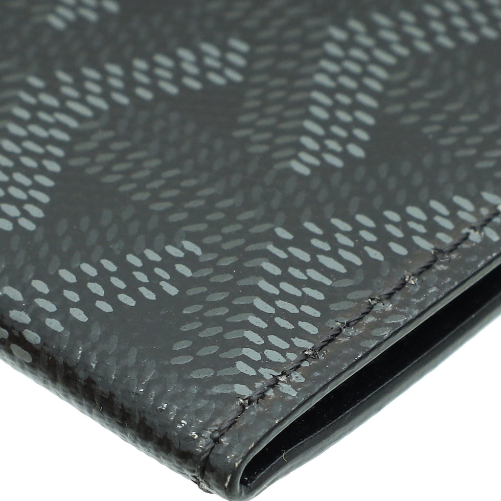 Goyard Black Goyardine Insert Victoire Card Wallet