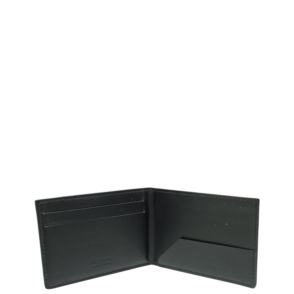Goyard Black Goyardine Insert Victoire Card Wallet
