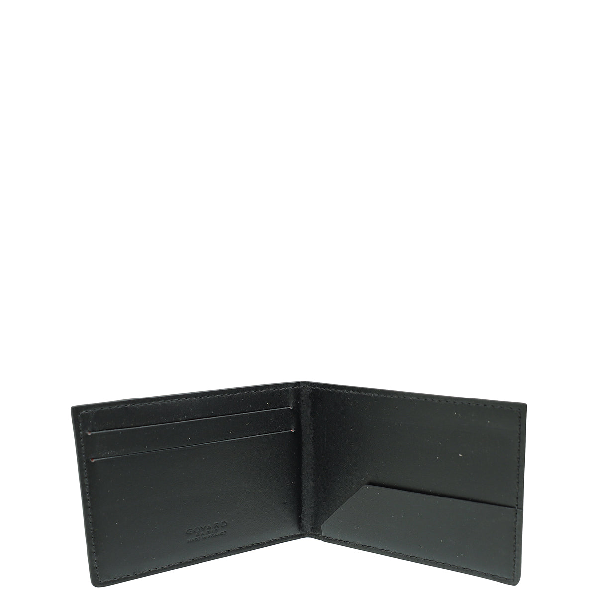 Goyard Black Goyardine Insert Victoire Card Wallet