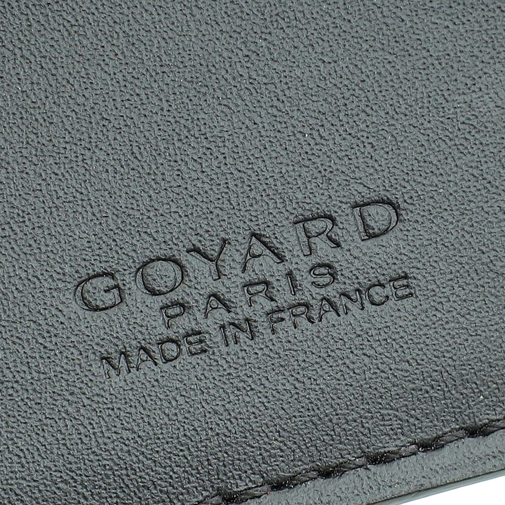 Goyard Black Goyardine Insert Victoire Card Wallet