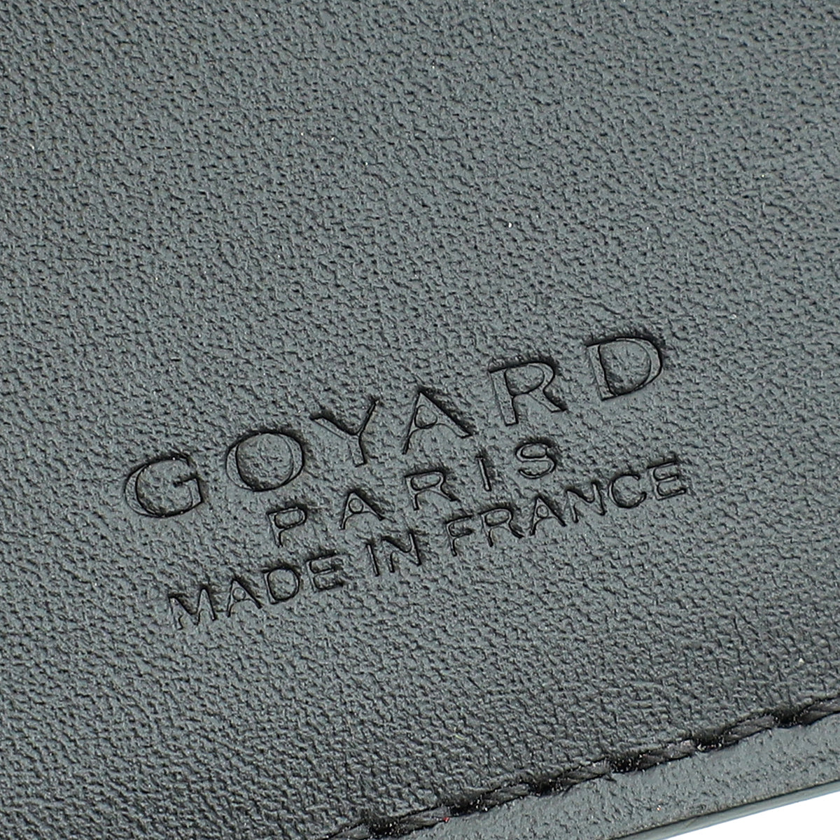 Goyard Black Goyardine Insert Victoire Card Wallet