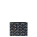 Goyard Navy Blue Goyardine Victoire Wallet