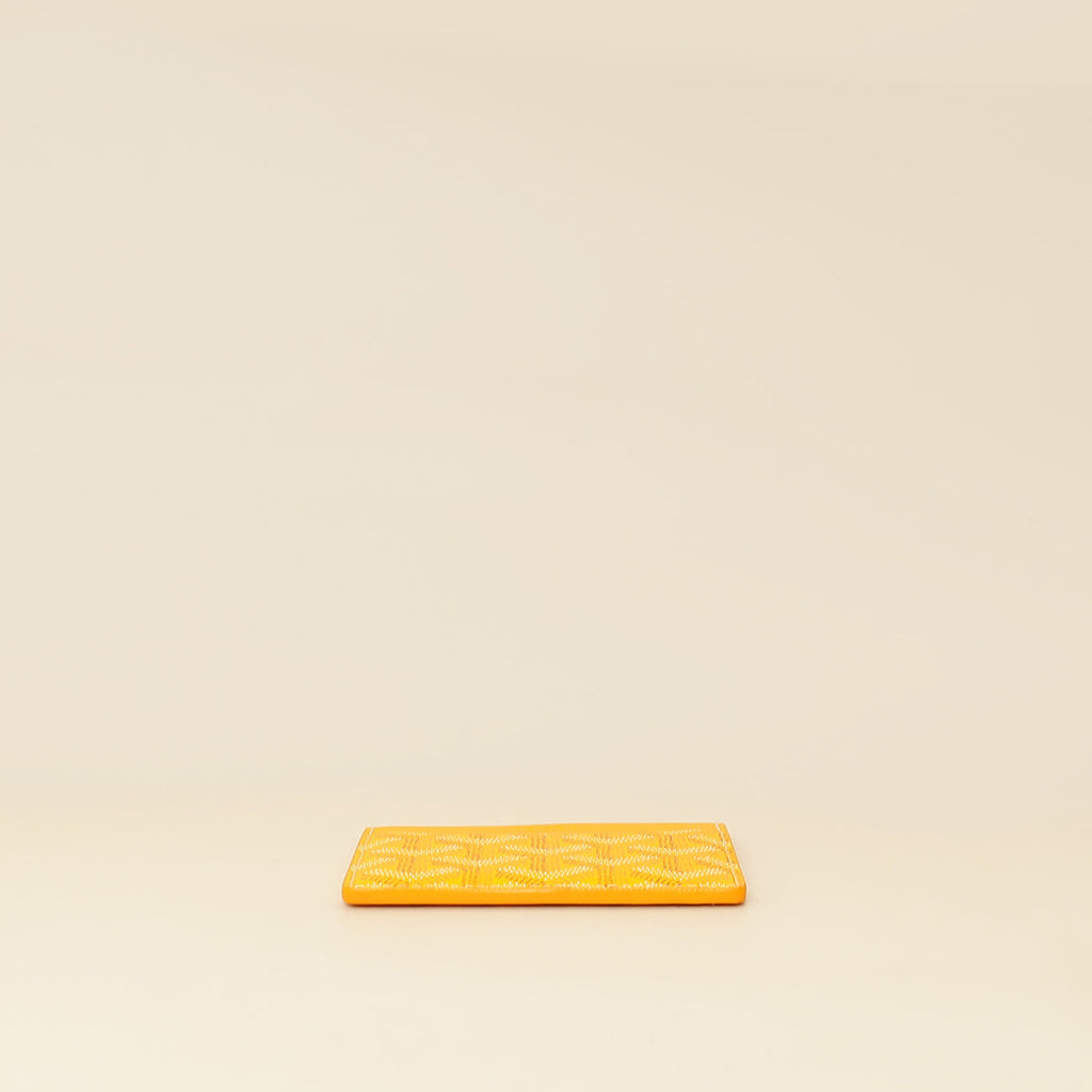 Goyard Yellow Goyardine Saint Sulpice Card Holder