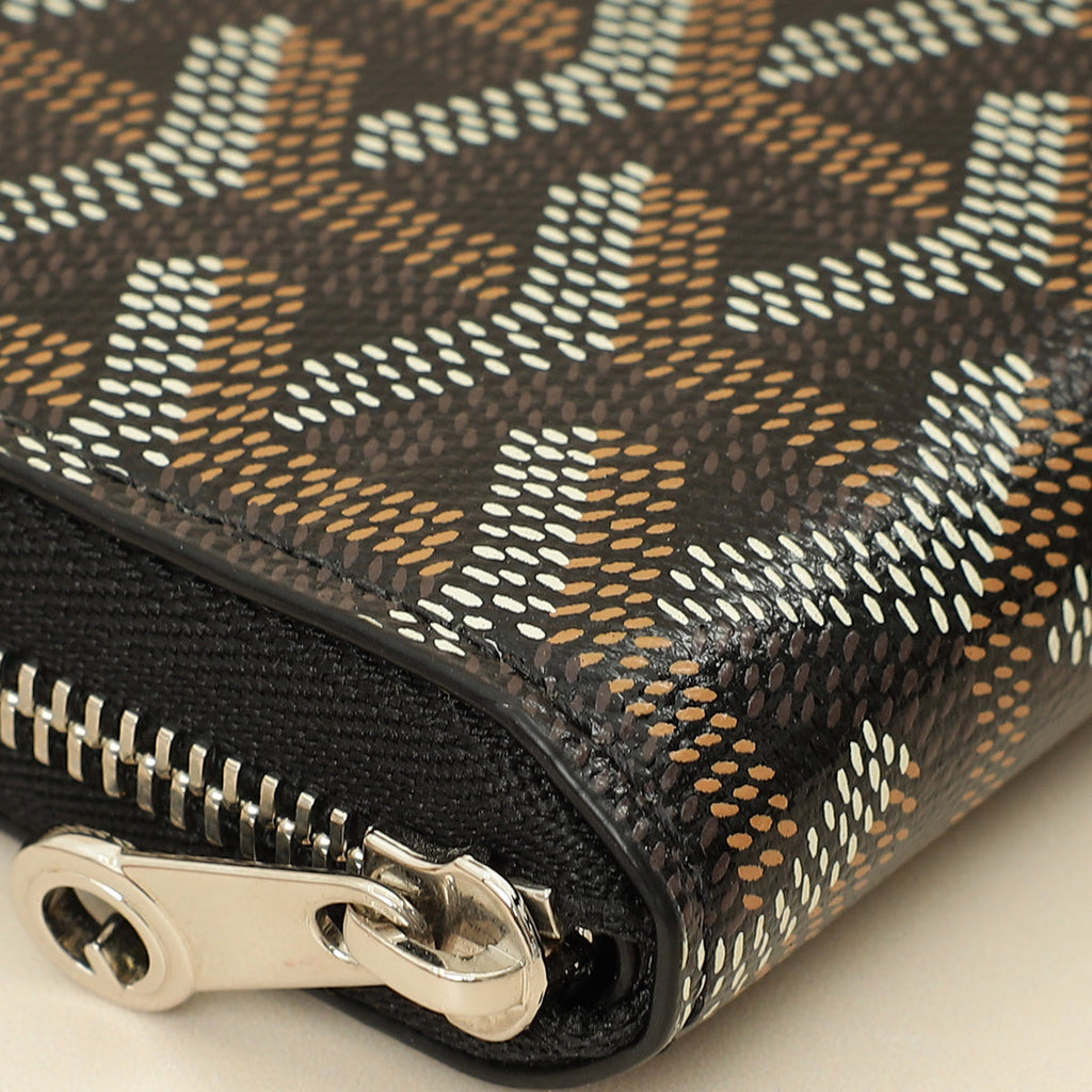 Goyard Black Goyardine Matignon PM Wallet