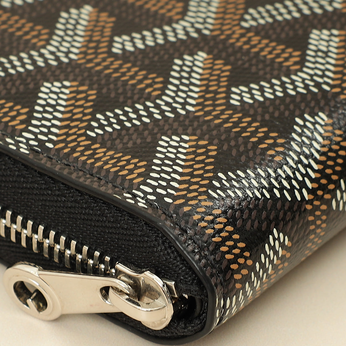 Goyard Black Goyardine Matignon PM Wallet