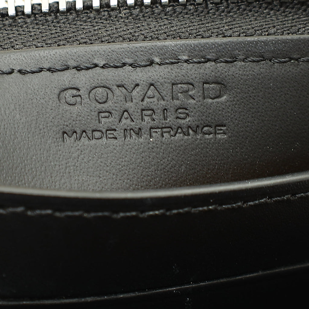 Goyard Black Goyardine Matignon PM Wallet