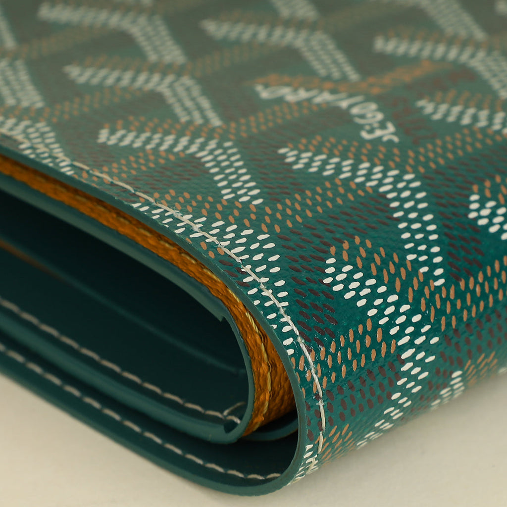 Goyard Green Goyardine Victoire Wallet