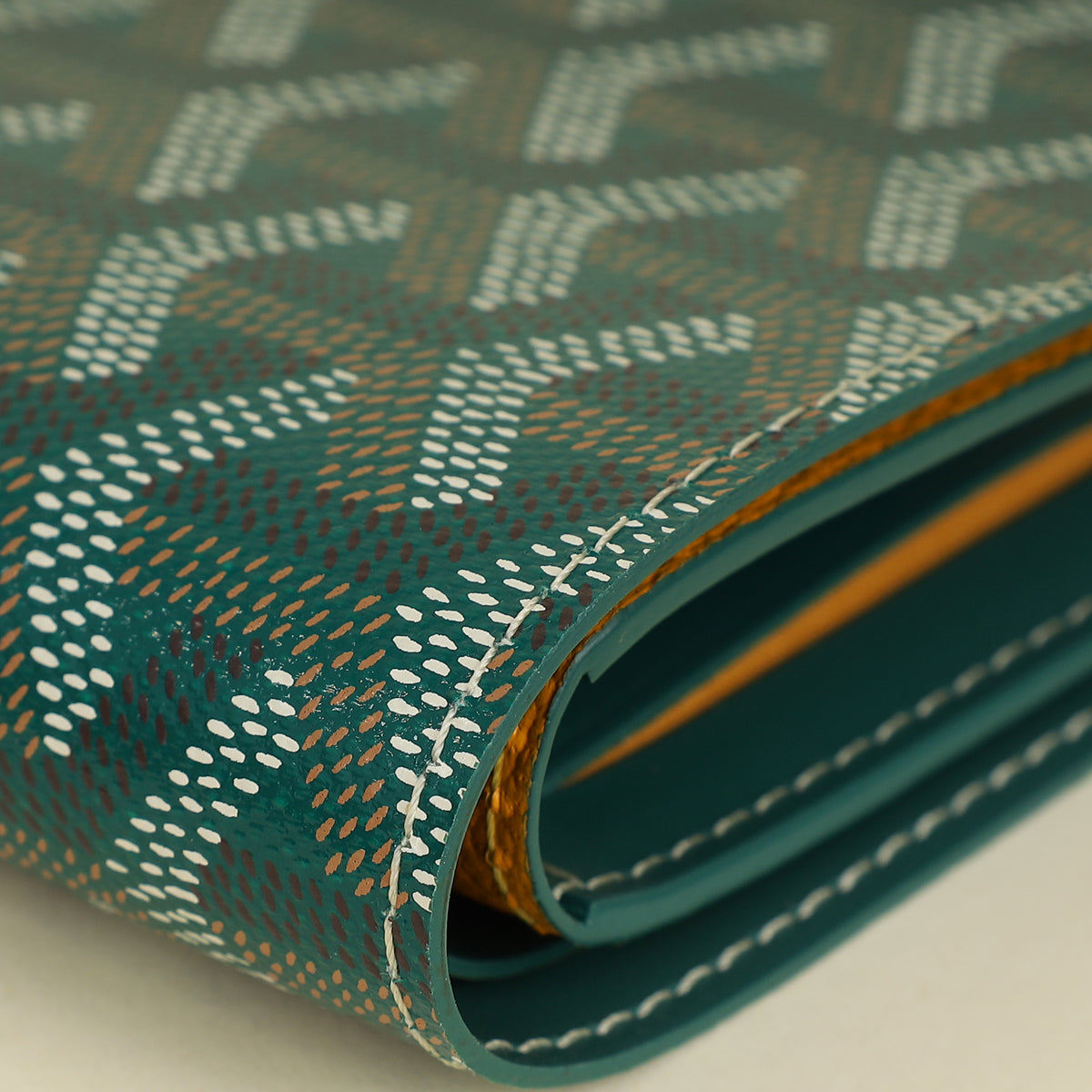 Goyard Green Goyardine Victoire Wallet