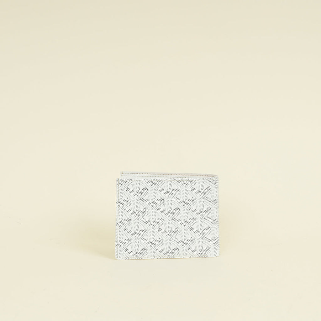 Goyard White Victoire Coeur Wallet