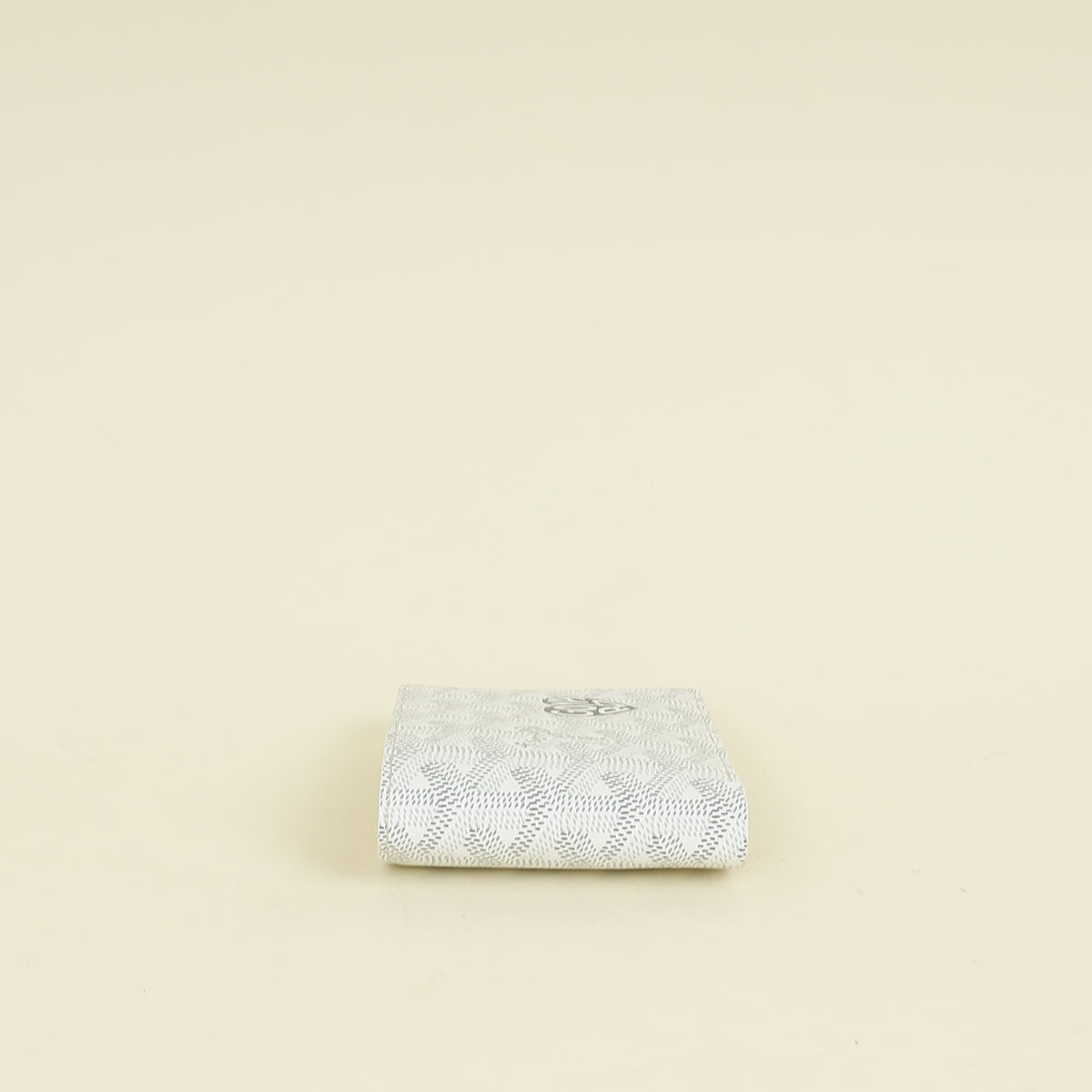 Goyard White Victoire Coeur Wallet
