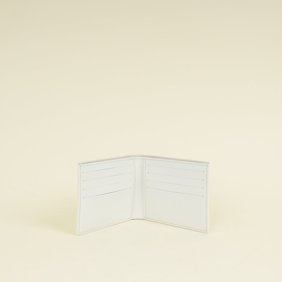 Goyard White Victoire Coeur Wallet
