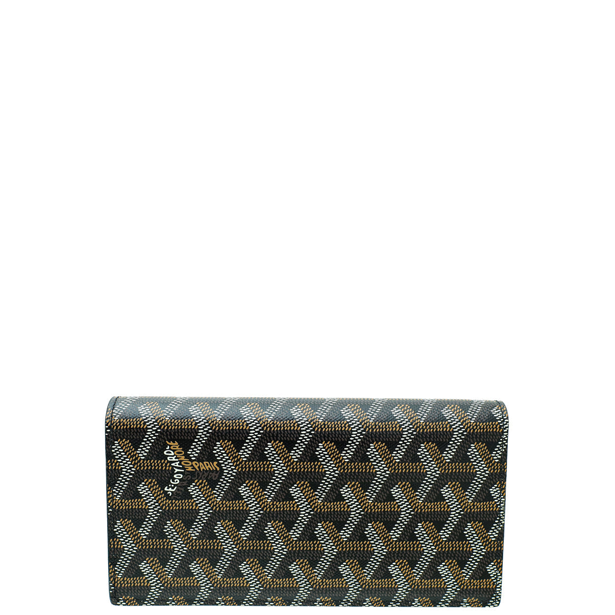 Goyard Black Goyardine Saint Lambert Wallet