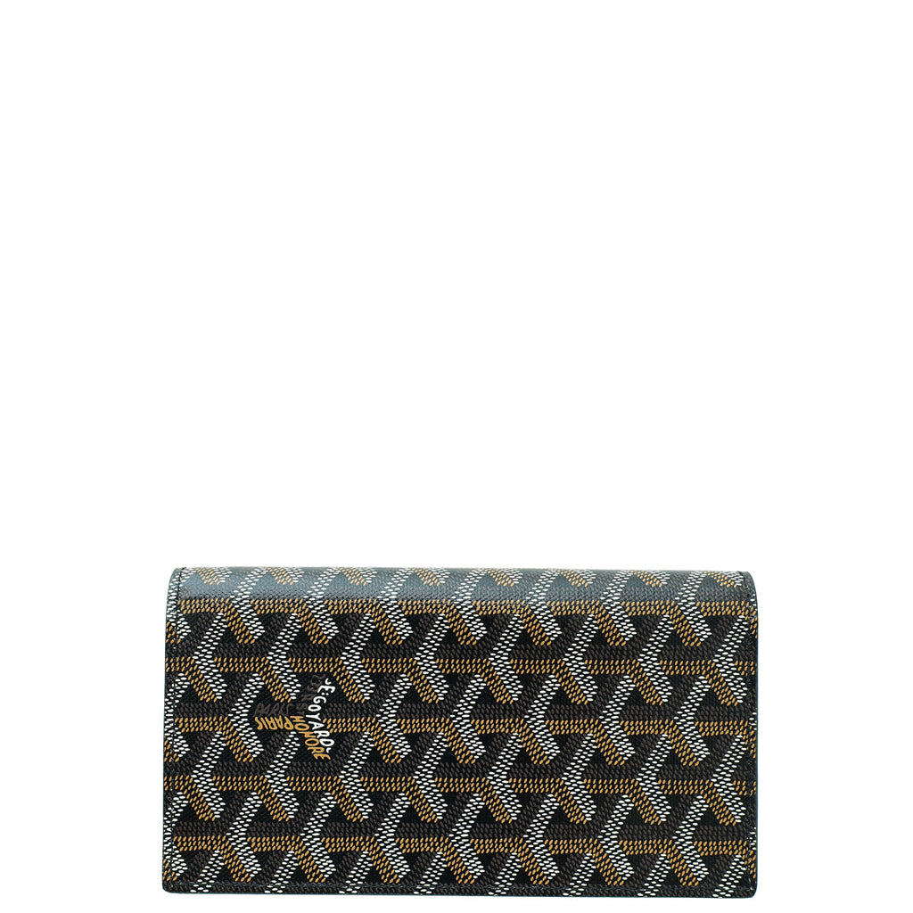 Goyard Black Goyardine Saint Lambert Wallet