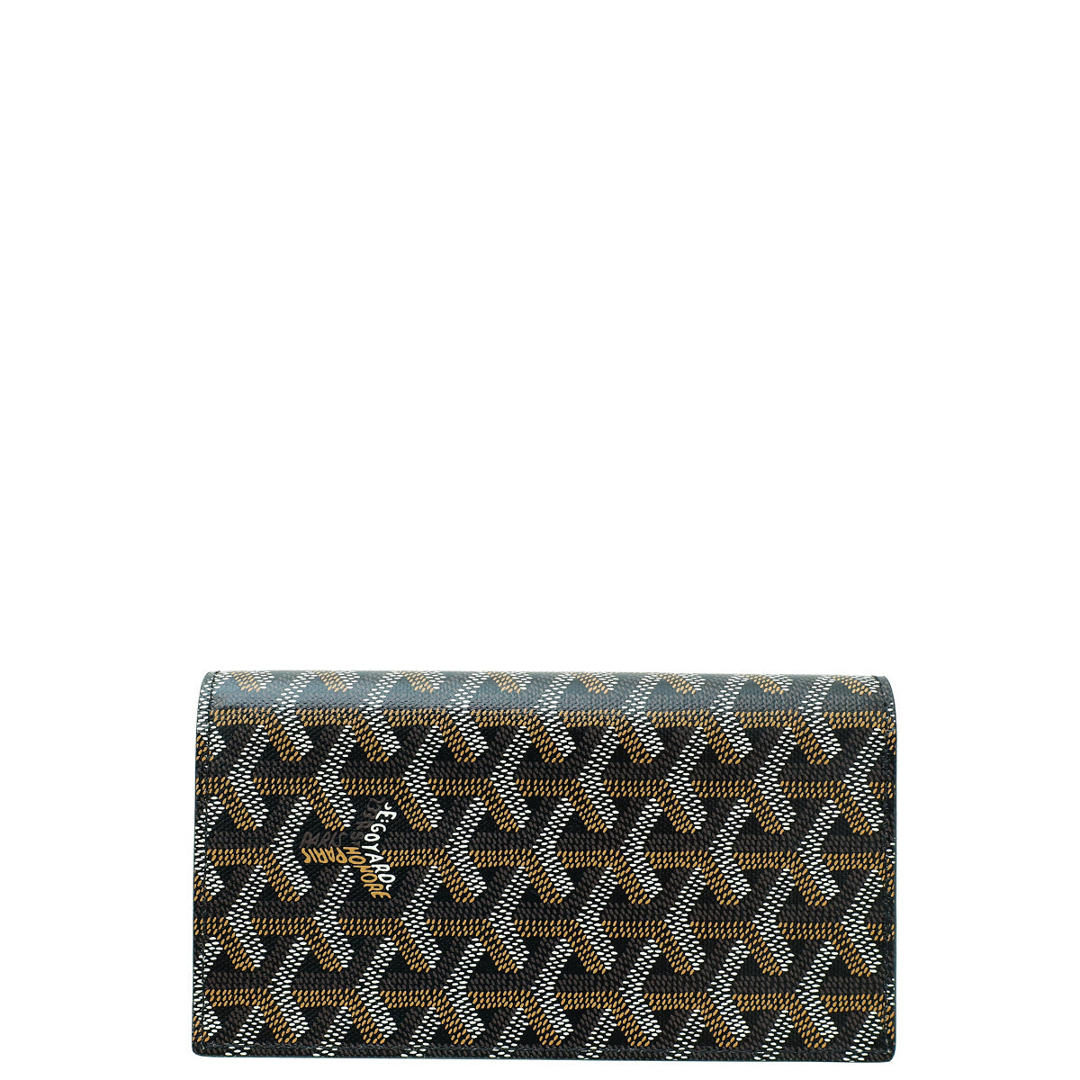 Goyard Black Goyardine Saint Lambert Wallet