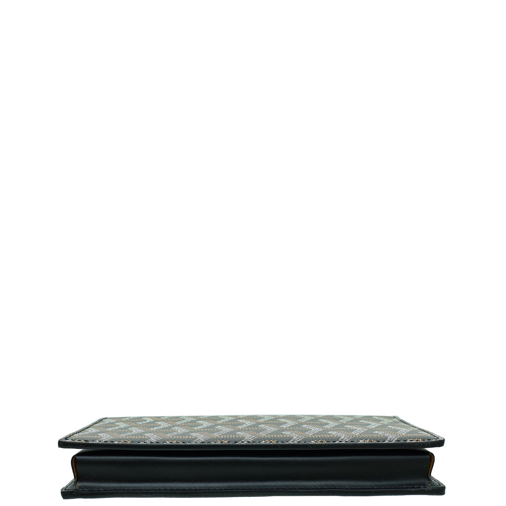 Goyard Black Goyardine Saint Lambert Wallet