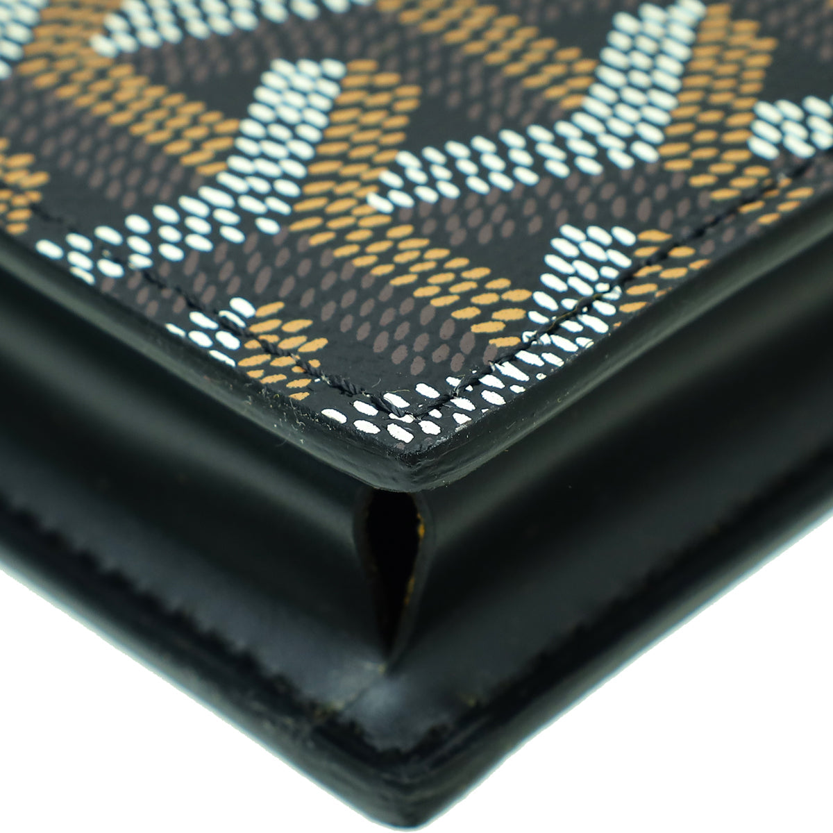 Goyard Black Goyardine Saint Lambert Wallet