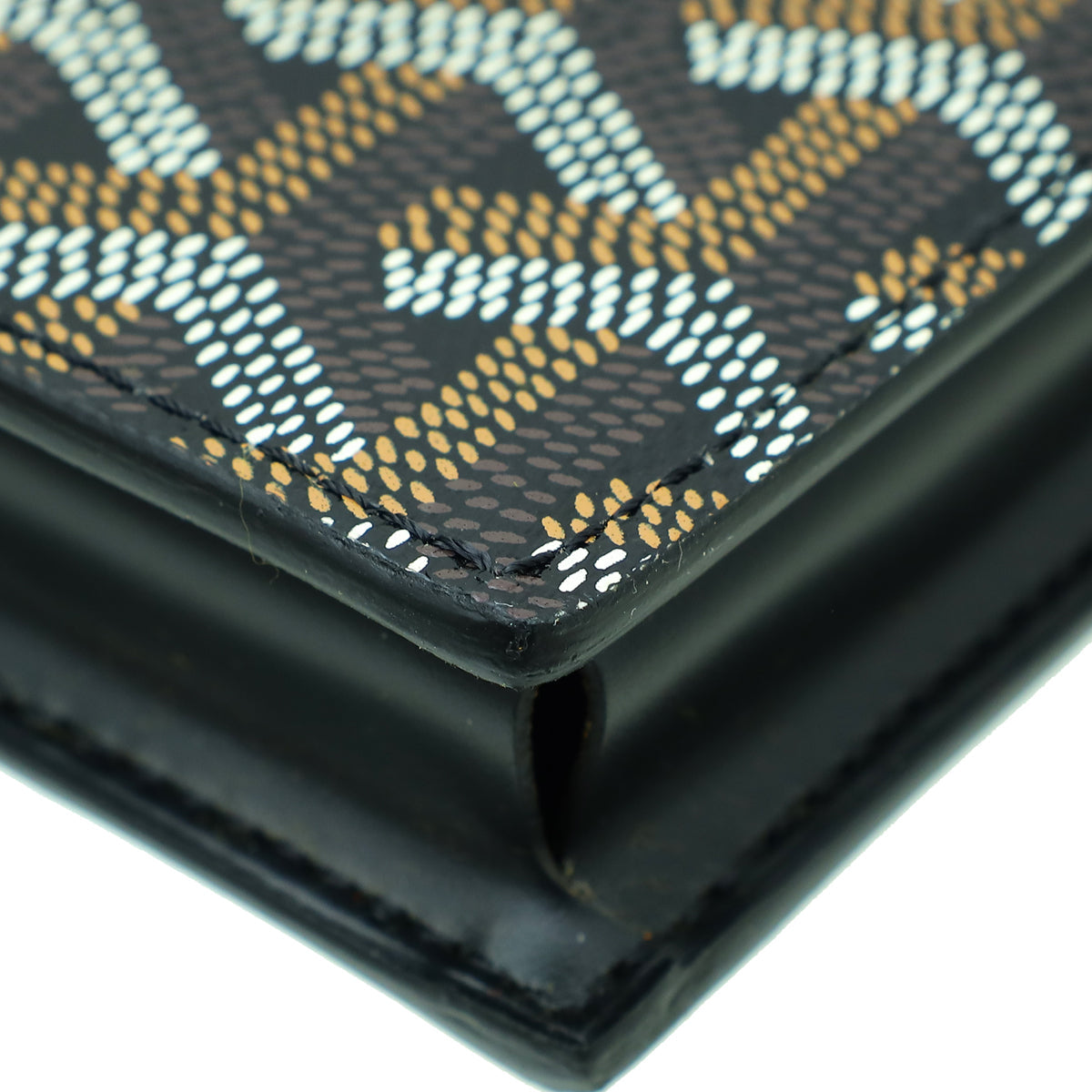 Goyard Black Goyardine Saint Lambert Wallet