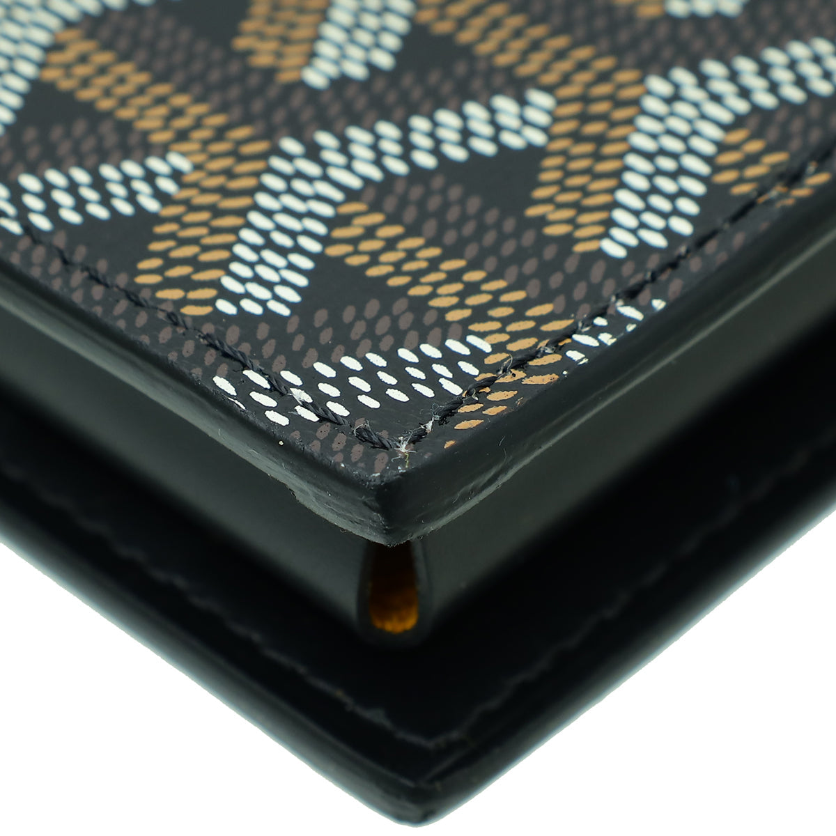 Goyard Black Goyardine Saint Lambert Wallet